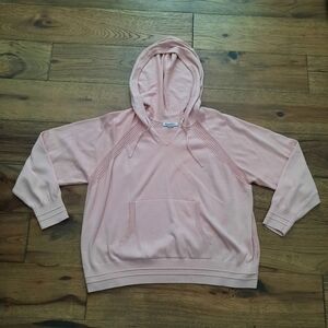 Athleta Lightweight Knit Hoodie Sweater